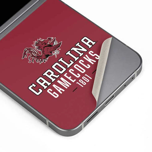 University of South Carolina Gamecocks Red Galaxy Z Flip6 Skin